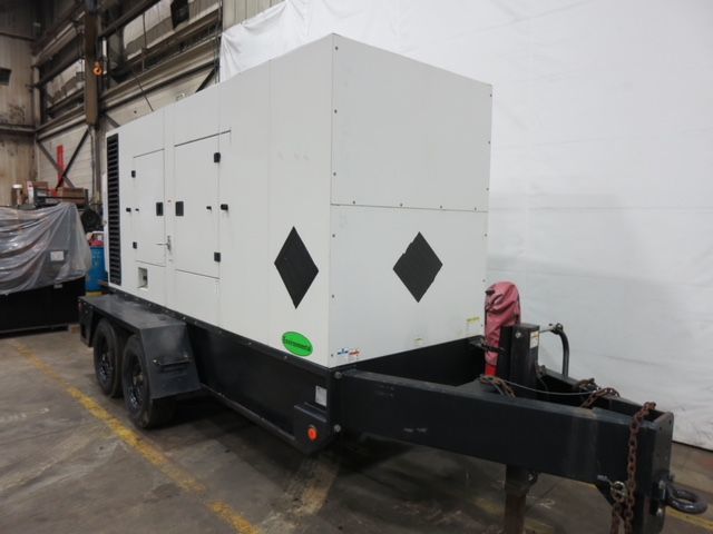Used Doosan / Cummins G290 Rental Grade Diesel Generator, 3090 Hrs EPA Tier 3