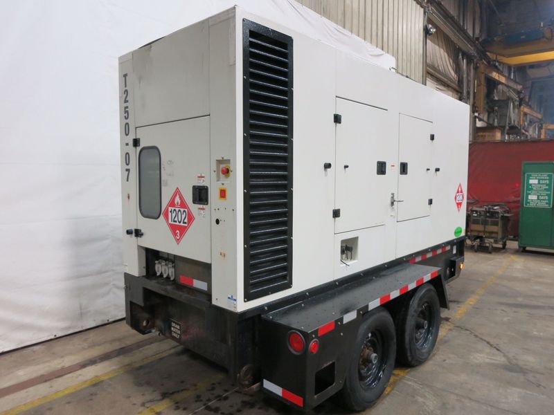 Used Doosan / Cummins G290 Rental Grade Diesel Generator, 5340 Hrs EPA Tier 3
