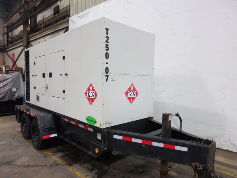 Used Doosan / Cummins G290 Rental Grade Diesel Generator, 5340 Hrs EPA Tier 3