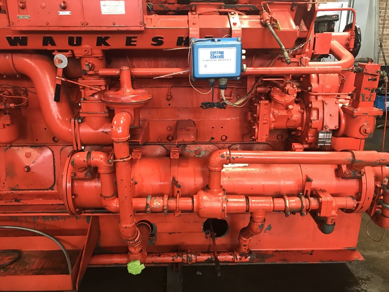 Used Waukesha L7042GU Natural Gas Generator, 21,630 Hrs