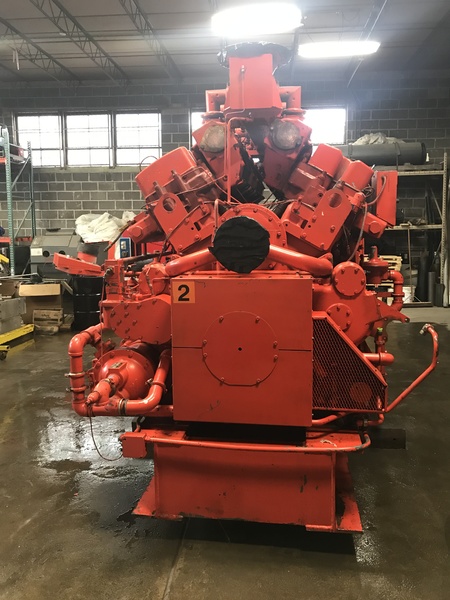 Used Waukesha L7042GU Natural Gas Generator, 21,630 Hrs