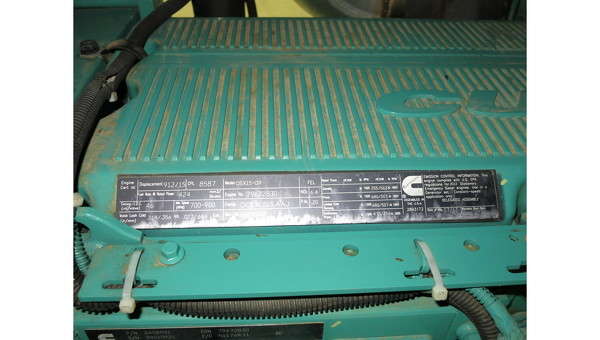 Used Cummins DFEK QSX15-G9 Diesel Generator, 104 Hrs, EPA Tier 2