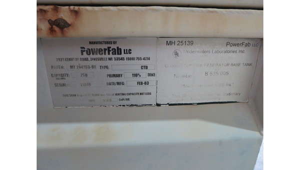 Used John Deere 6081TF001E Diesel Generator