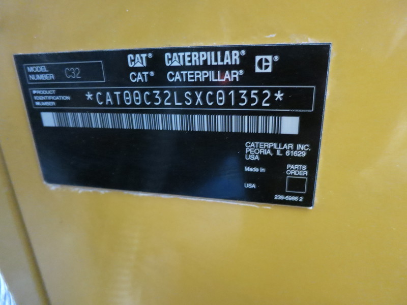 Used Caterpillar C32 Diesel Generator 1712 Hrs, EPA Tier 2