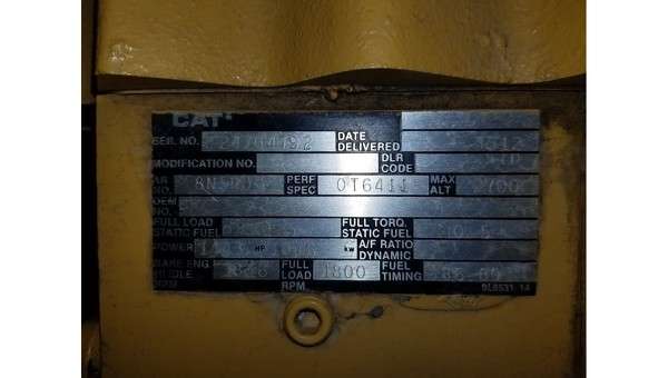 Used Caterpillar 3512 Diesel Generator, 573 Hrs