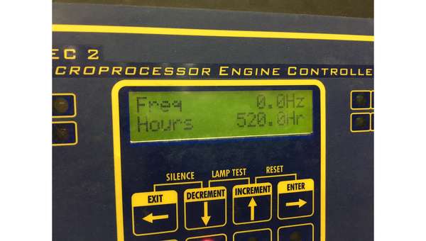 Used Baldor IDLC500-D Diesel Generator, 521 hrs