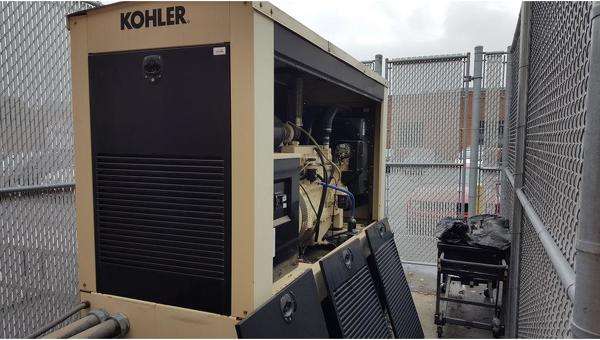 Used Kohler 150REOZJB Diesel Generator, 350 Hrs