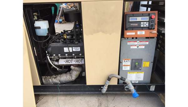 Used Generac QT150 Natural Gas Generator, 66 hrs