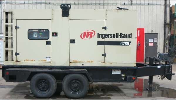 Used Ingersoll Rand G260 Diesel Generator, 28 Hrs