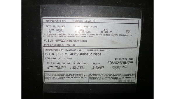 Used Ingersoll Rand G260 Diesel Generator, 28 Hrs