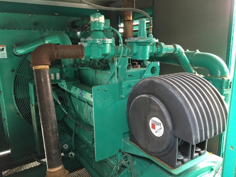 Used Cummins GTA14G2 Natural Gas Generator, 115 Hrs