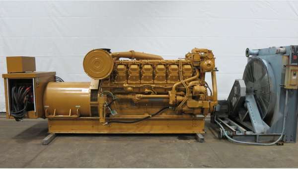 Used Caterpillar 3512 Diesel Generator, 573 Hrs