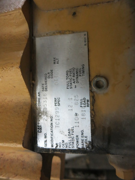Used Caterpillar 3508 Diesel Generator, 1512 Hrs