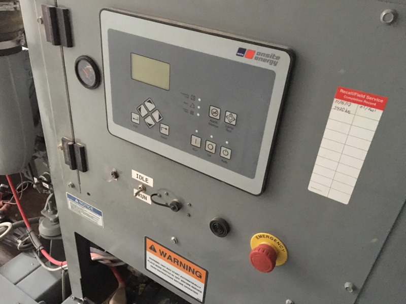Used MTU DS500 Diesel Generator, 5596 Hrs