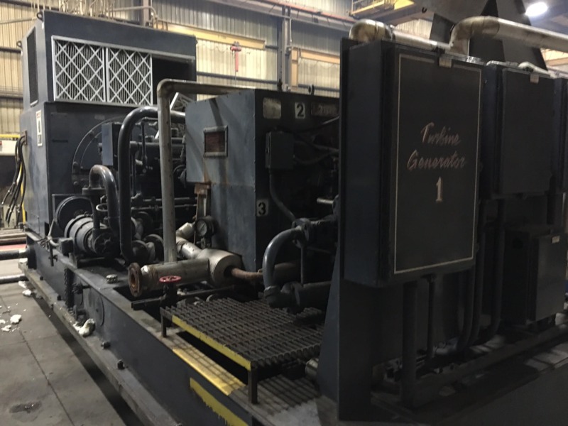 Used Murray 1500 kW RJG2 Steam turbine