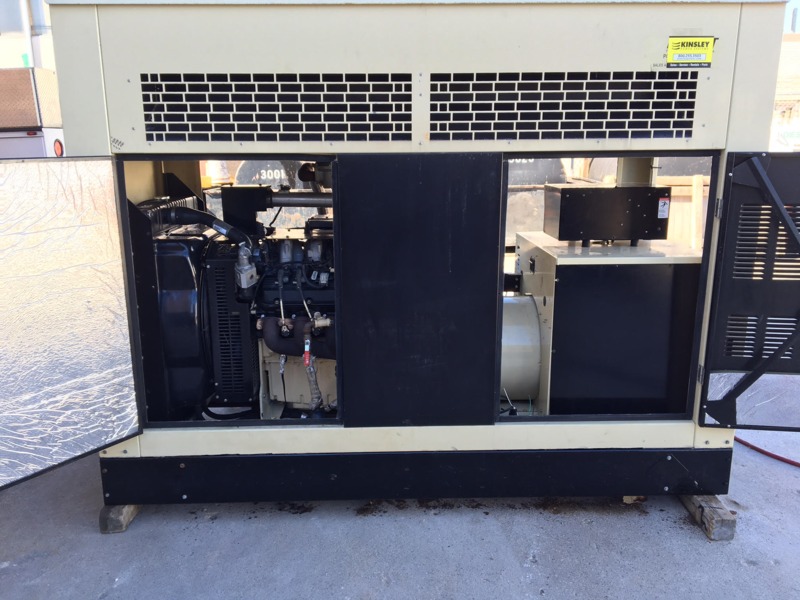 Used Kohler 125RZG Natural Gas Generator, 820 Hrs