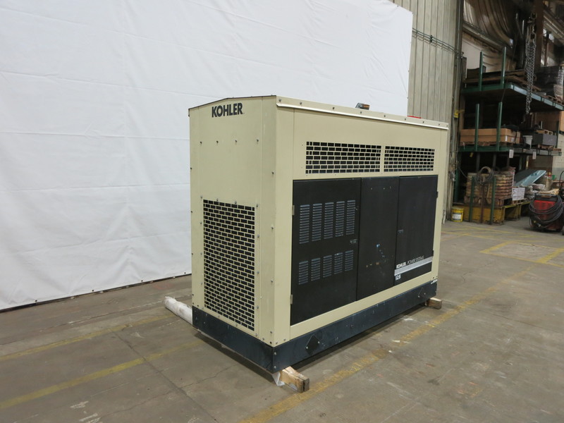 Used Kohler 125RZG Natural Gas Generator, 86 Hrs