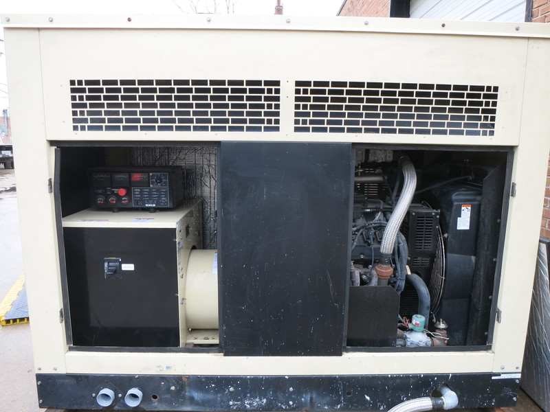 Used Kohler 125RZG Natural Gas Generator, 86 Hrs
