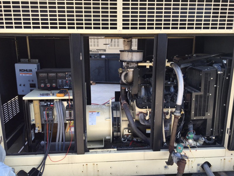 Used Kohler 150RZGB Natural Gas Generator, 218 Hrs
