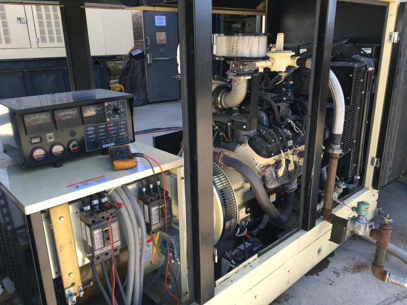 Used Kohler 150RZGB Natural Gas Generator, 218 Hrs
