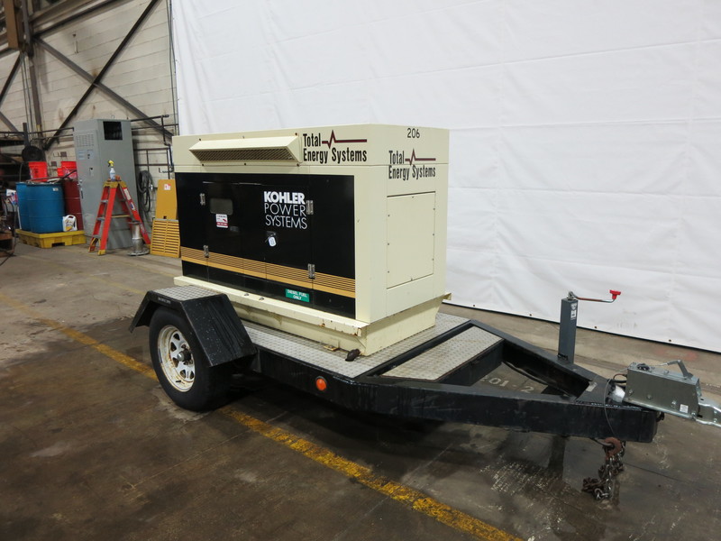 Used Kohler 20RC07N71 Rental Grade Diesel Generator, 7152 Hrs
