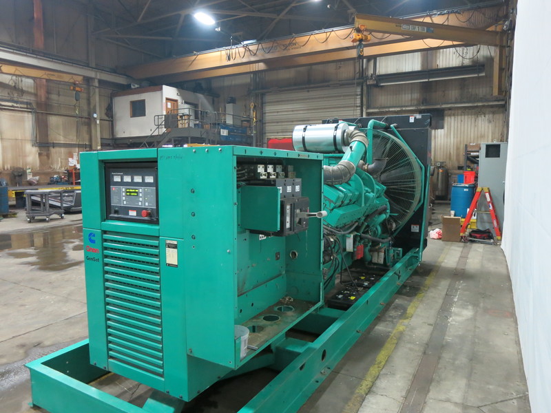 Used Cummins DFLB KTA50-G2 Diesel Generator, 525 Hrs
