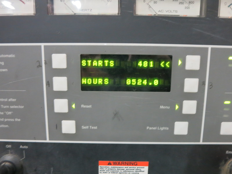 Used Cummins DFLB KTA50-G2 Diesel Generator, 525 Hrs