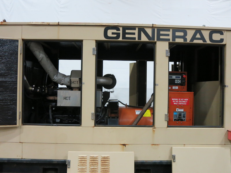Used Generac John Deere 6090HF484 Diesel Generator, 212 Hrs