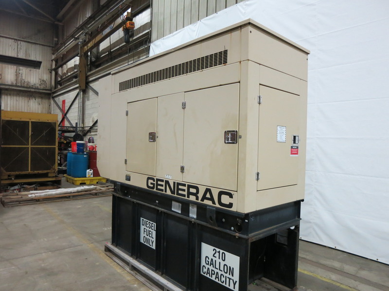 Used Generac SD060 Diesel Generator, 496 Hrs
