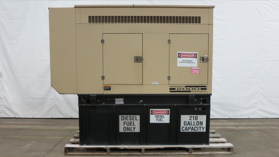 Used Generac SD060 Portable Diesel Generator 508 Hrs 60 KW 0
