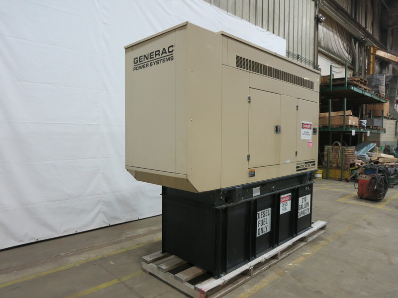 Used Generac SD060 Portable Diesel Generator, 508 Hrs