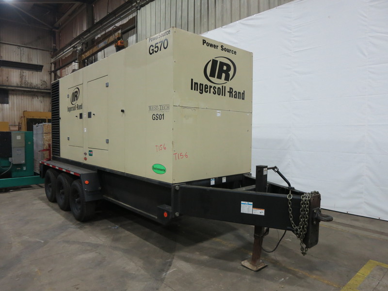Used Doosan / Cummins G570  Rental Grade Diesel Generator, 1842 Hrs, EPA Tier 2