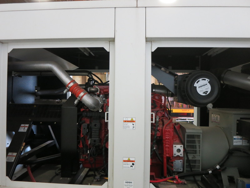 Used Doosan / Cummins G190 Rental Grade Diesel Generator, 740 Hrs