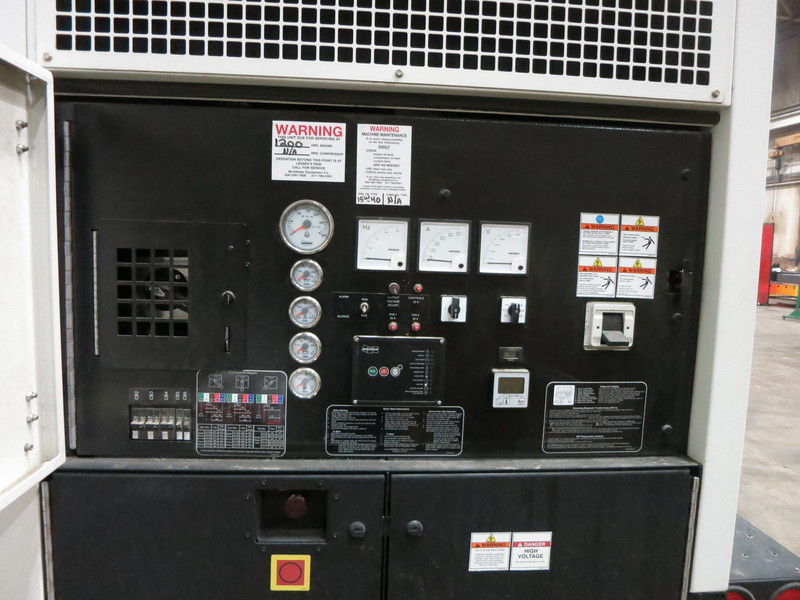 Used Doosan / Cummins G190 Rental Grade Diesel Generator, 740 Hrs