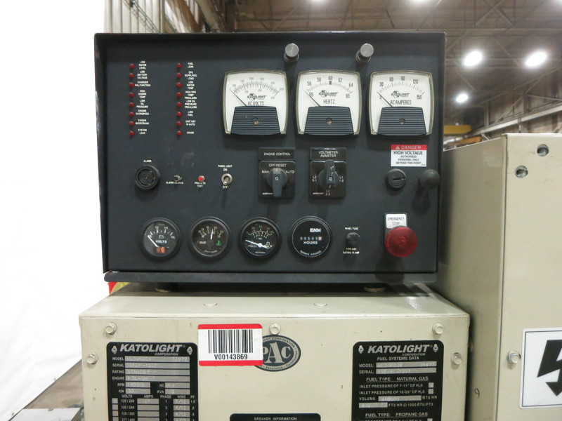Used Katolight NL30FGG4 Natural Gas Generator, 0 Hrs