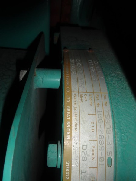 Used Cummins 1500DFMB Diesel Generator, 440 Hrs