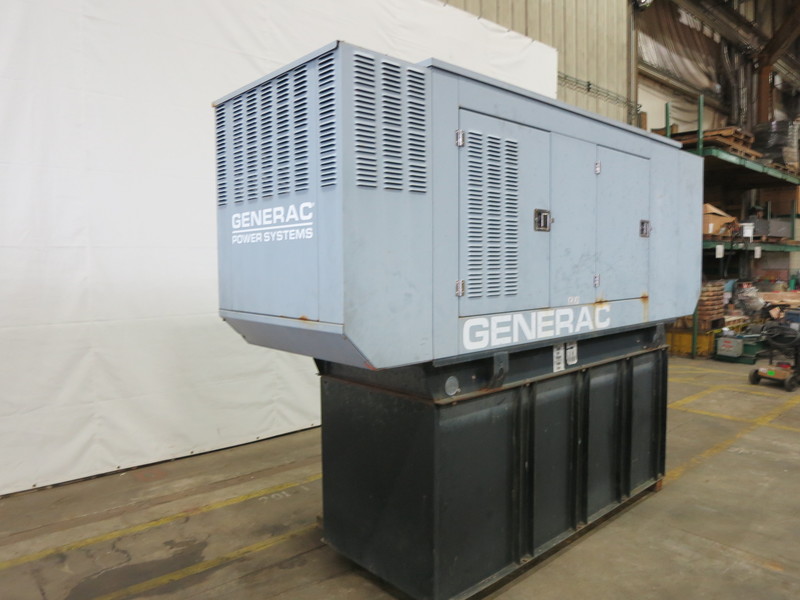 Used Generac SD0100 Diesel Generator, 139 Hrs
