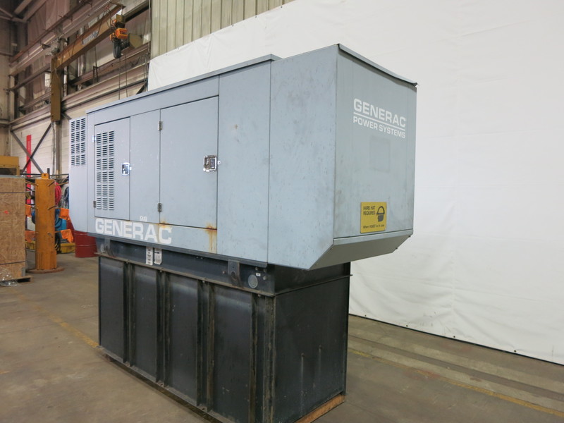 Used Generac SD0100 Diesel Generator, 139 Hrs