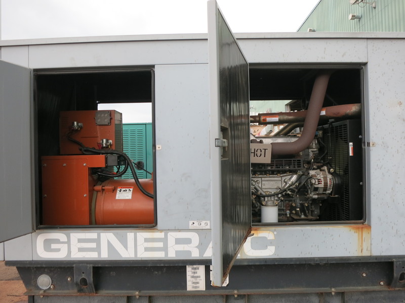 Used Generac SD0100 Diesel Generator, 139 Hrs