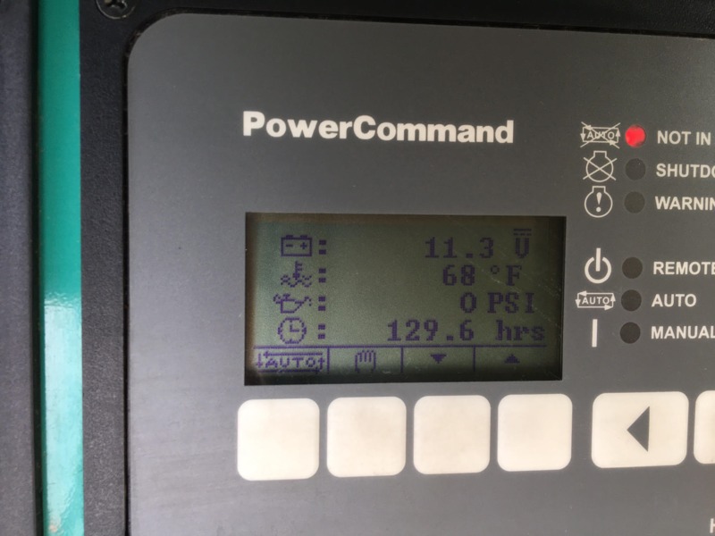 Used Cummins DSGAA Diesel Generator, 131 Hrs, EPA Tier 3