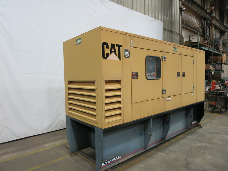 Used Caterpillar D150P1 Diesel Generator, 183 Hrs