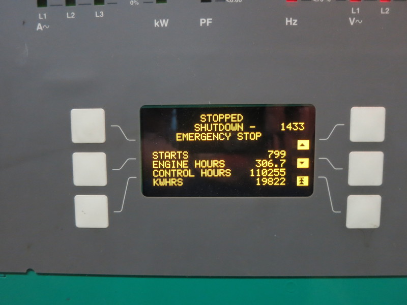 Used Cummins DFEG Diesel Generator, 307 Hrs, EPA Tier 2