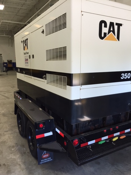 Used Caterpillar 350 kW Rental Grade Diesel Generator, 1288 Hrs
