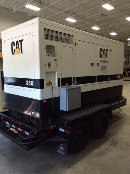 Used Caterpillar 350 kW Rental Grade Diesel Generator, 1288 Hrs