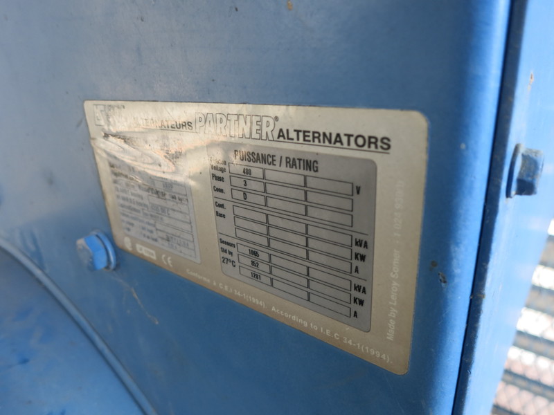 Used MTU 16V2000 Diesel Generator, 401 Hrs