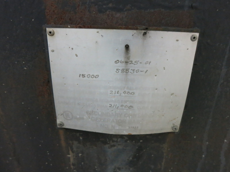 Used MTU XS850U Diesel Generator, 233 Hrs