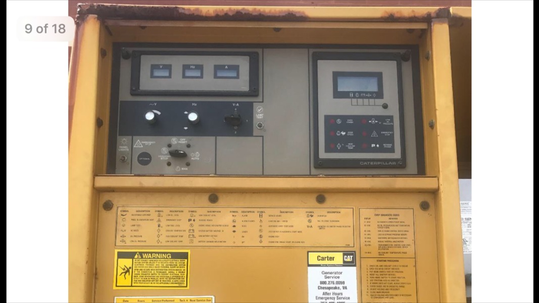 Used Caterpillar 3406 Diesel Generator, 263 Hrs