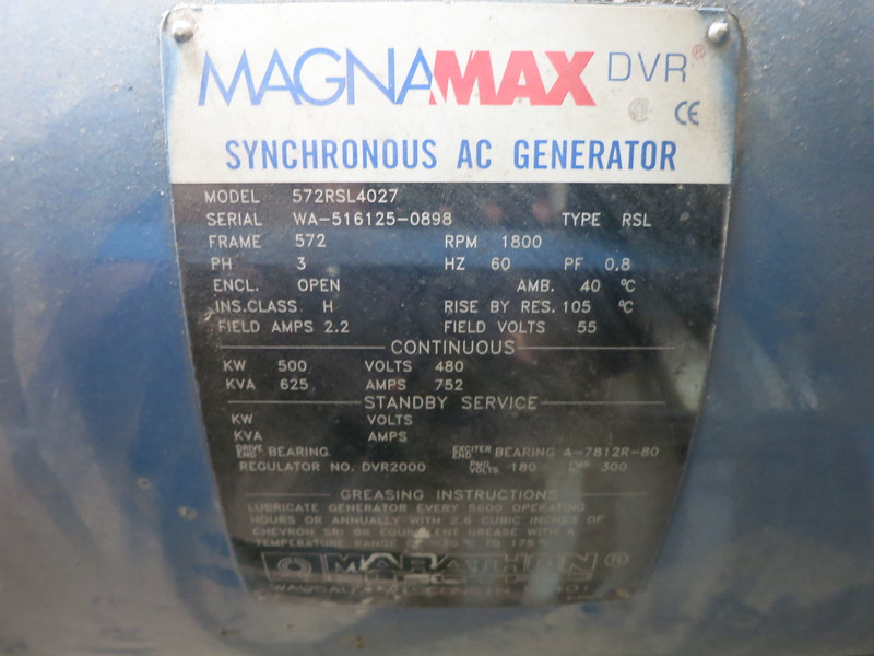 Used Volvo Penta Portable Diesel Generator, 3250 Hrs