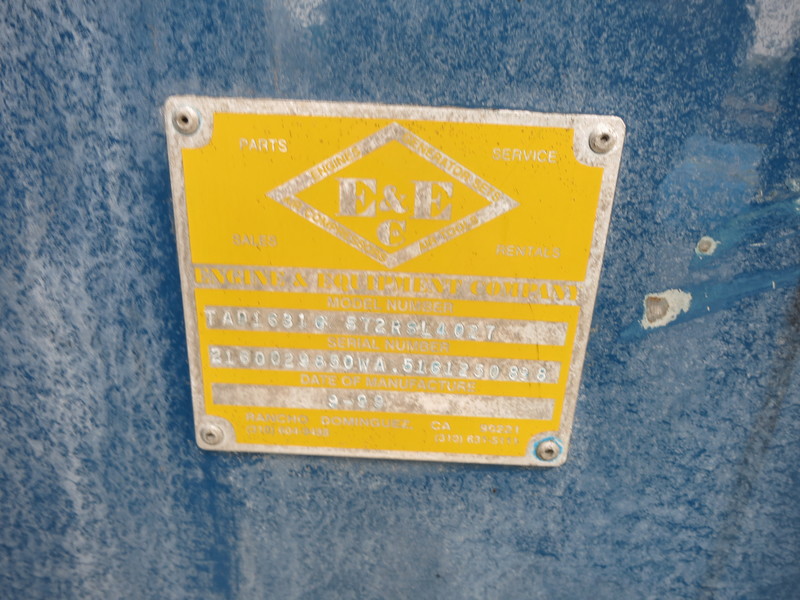 Used Volvo Penta Portable Diesel Generator, 3250 Hrs