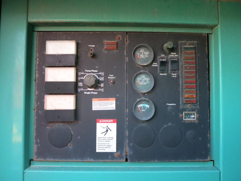 Used Cummins 200DFBC Diesel Generator, 566 Hrs